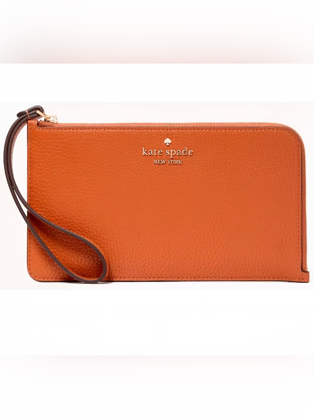Kate Spade Orange Zip Wristlet